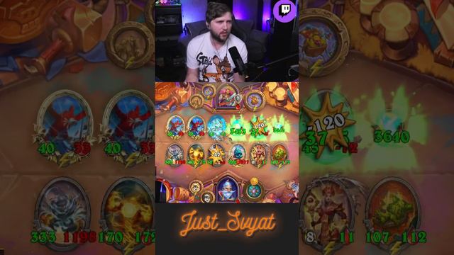 Милхаус - Элемы  #just_svyat #stream #twitch #hsbg #hs #shorts #hearthstone