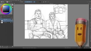 Как покрасить рисунок в Photoshop. Второй способ тонирования и покраски