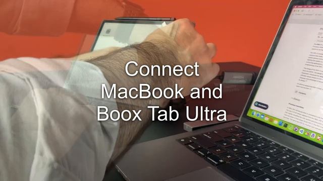 Boox Tab Ultra as an External Screen for a MacBook смотреть онлайн