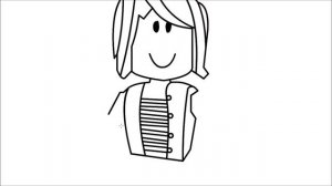 How To Draw Bacon Girl | Roblox Drawings