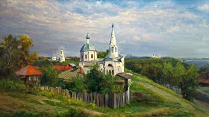 Сельские пейзажи и натюрморты художника Валерия Бусыгина