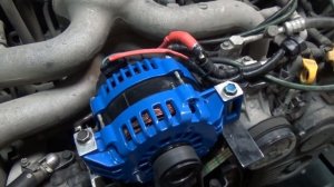Установка генератора повышенной мощности на Subaru