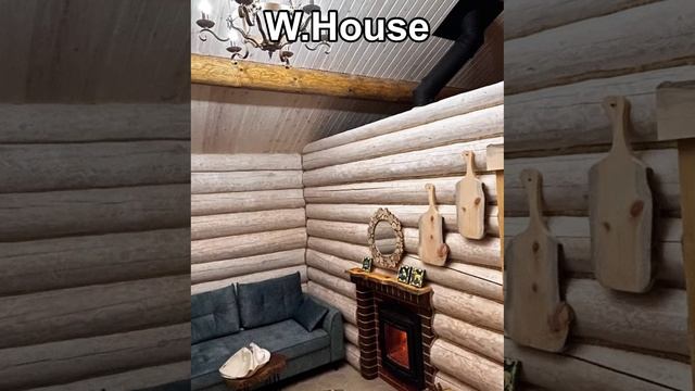 Масло белое для дерево. Сруб дома. Покраска. W-House® смотреть онлайн