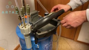 Пневматическая установка для слива масла на 76 литров AE&T HC-2185