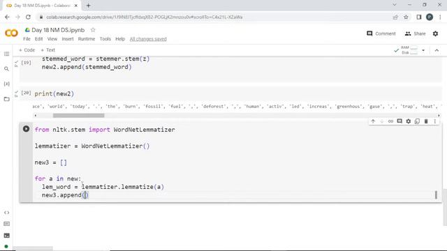 NM | Day  18 - Natural Language Processing