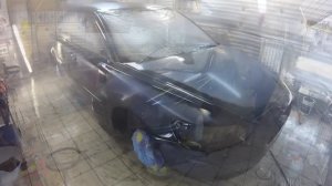 Нереальное преображение Volvo S40 | Покраска в хамелеон Andromeda жидким полиуретаном и лаком Larex