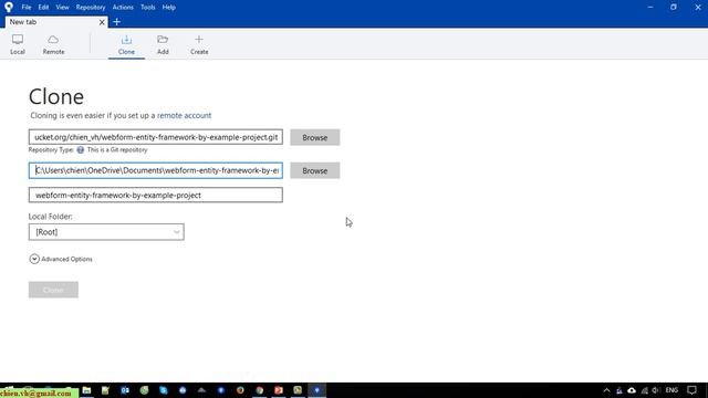 Webform: #08 Manage Source code using Bitbucket & SourceTree in ASP.Net Webform & Entity Framework
