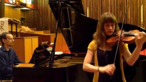 Emma Boardman-Larson, violin, Accompanied by Alex Maynegre