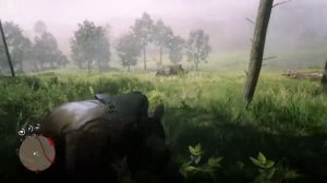 Охота с помощью лассо в Red Dead Redemption 2