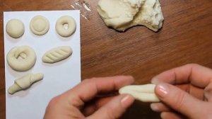 Поделки из соленого теста своими руками: "Угощение для кукол".
