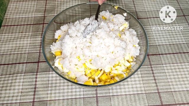 ‼️ВНИМАНИЕ ‼️ Салат Новинка с крабовыми палочками смотреть онлайн