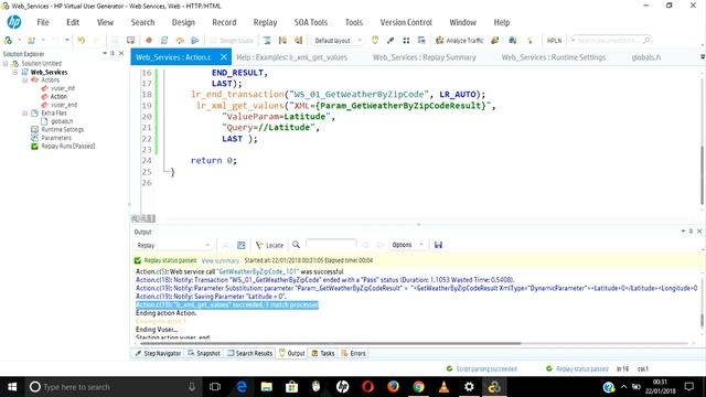 How to record WebServices in Loadrunner смотреть онлайн