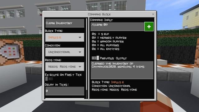  Minecraft: How To Check  Clear Items From Player Inventories! - Command Block School Tutorial