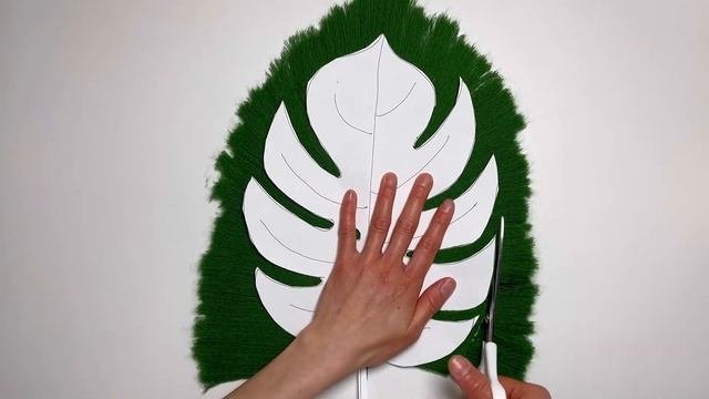 DIY/Macrame Monstera/Macrame Leaf/Macrame Wall Hanging/Macrame Home Decor/2022