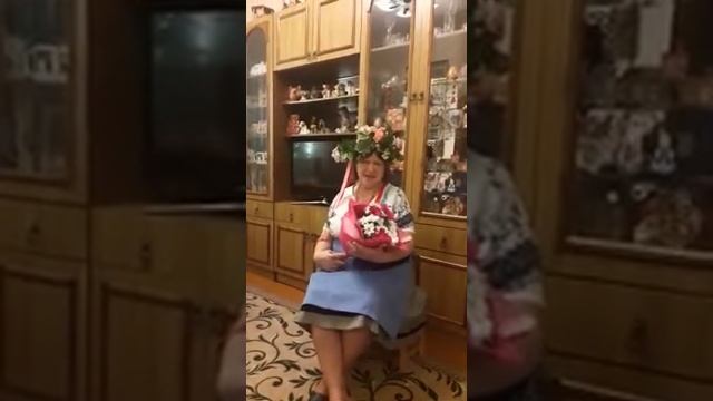 Песня мужу украинцу на 65-ти летний юбилей от русской жены. смотреть онлайн