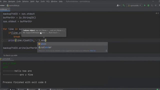 Python SYS module Interview QA Qn 2 stdin stdout version path argv modules and much more