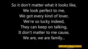 Keke Palmer - We Are Family (Ice Age 4) Lyrics on screen.