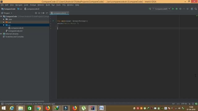 4-Kotlin Hello World: Java vs Kotlin смотреть онлайн