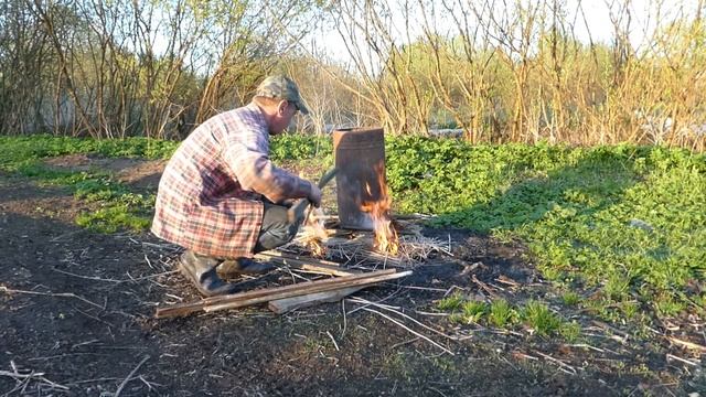 Древесный уголь и осиновый дёготь кустарным способом