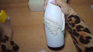 МК Оформление бутылок "Лебеди"/ DIY Making a bottle for the wedding "Swans"/bottle decor