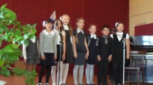 4 классы ко Дню учителя с песней Спасибо учитель