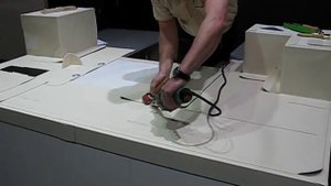 Сварка полотен ПВХ мембраны Баудер ТЕРМОФОЛ