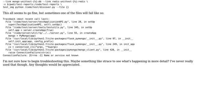 Networking error with multiple docker containers running in parallel смотреть онлайн