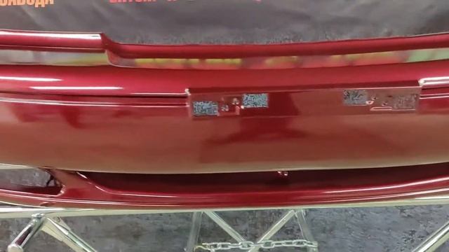 Бампер передний нексия n100 nexia НОВЫЙ НА ВИДЕО ЦВЕТ 74U вишня все цвета КУЗОВКИН смотреть онлайн