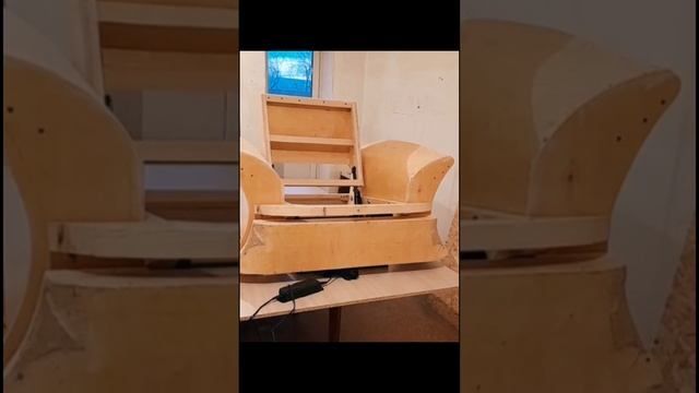 Кресло Реклайнер с электрическим мотором раскладывания. Мебель своими руками. DIY.