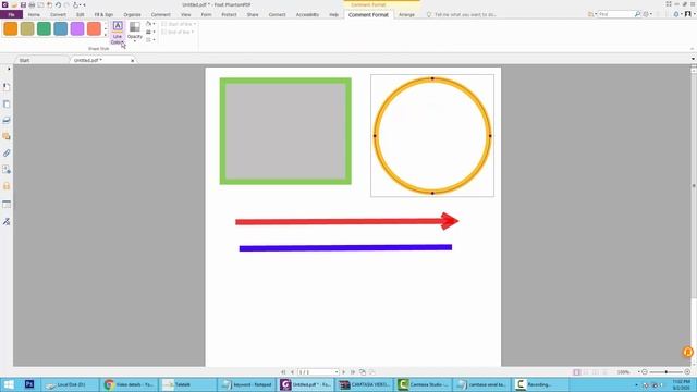 How to change shape color of a pdf document in Foxit PhantomPDF смотреть онлайн