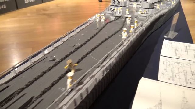 Gigantic LEGO WWII Battleship USS Missouri by Brickmania смотреть онлайн