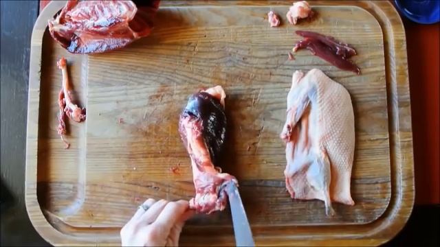 Филеруем и готовим дикую утку