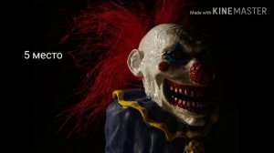 Топ 10 самых страшных клоунов!