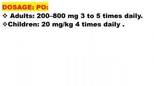 ACYCLOVIR (USES,THERAPEUTIC EFFECTS,DOSAGES,ADMINISTRATION & SIDE EFFECTS)/PHARMACOLOGY BY BINOD SI