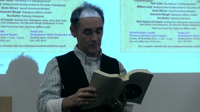SAT Conference 2016 - 01 - Mark Rylance Reading смотреть онлайн