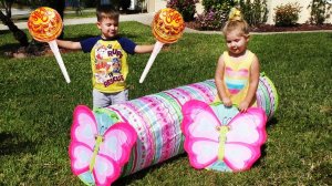 BАD BABY Конфеты В ТУННЕЛЕ Челлендж! CHOCOLATE FACE LOTS OF CANDY CHALLENGE