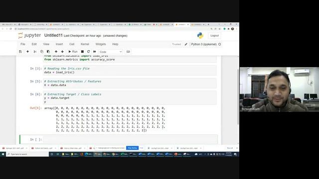 Hands-on Python Programming- Session 12 || By Dr. Rizwan Alam || Machine learning with Scikit Learn