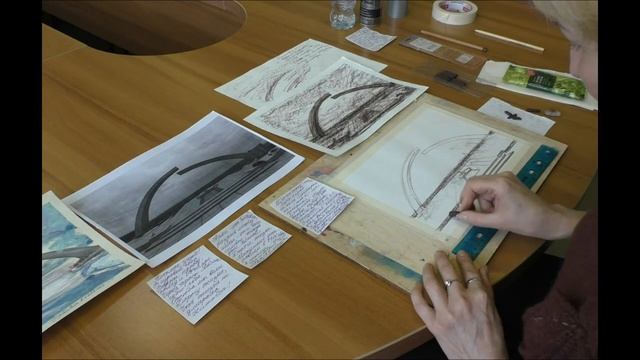 Мастер-класс «Разорванное кольцо» (сепия) – мастер-классы, занятия, уроки