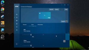 Как сделать насыщенную CS:GO на Intel HD Graphics в новой панели управления.