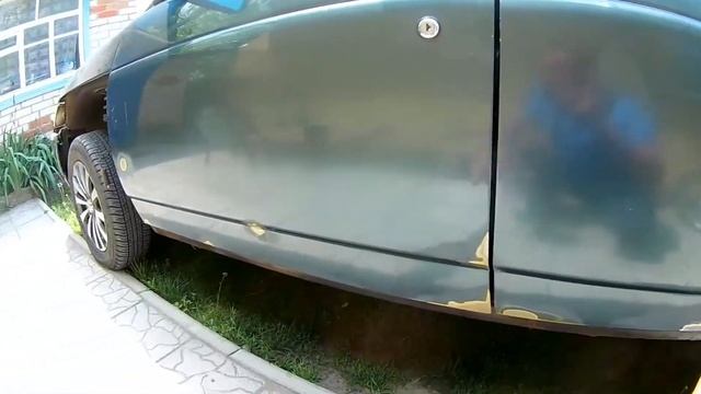 ВАЗ 2110 ремонт,подкрас арок, дверей и крышки багажника. смотреть онлайн