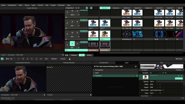 How to set advanced Camera Routing ? ?  with Layer Router | Resolume Tricks - VJ Tips!