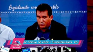 Rolando Cuéllar es el vocero oficial de Arce y Choquehuanca. Jhonny Pardo (MAS)