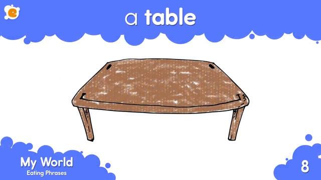 I Eat With A Fork - Dinnertime Vocabulary and Pattern Practice смотреть онлайн