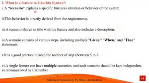 Mastering Gherkin Syntax: Understanding Features Scenarios & Steps | Selenium | java | bdd cucumber