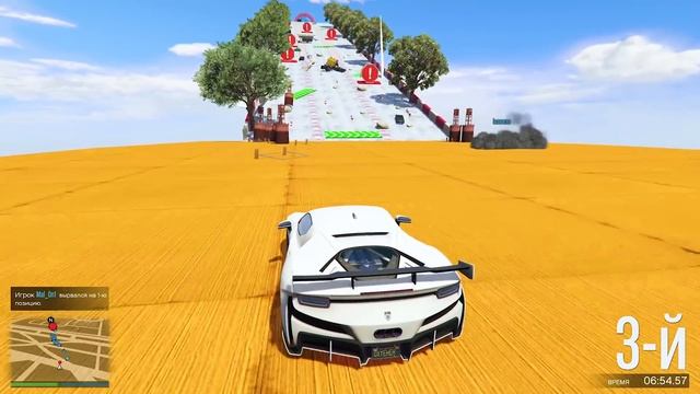 СМЕРТЕЛЬНЫЙ СПУСК ВНИЗ НА РЕЗВОМ БОЛИДЕ! Спуск Лицом К Лицу Стенка На Стенку В Гта 5 Онлайн смотреть онлайн