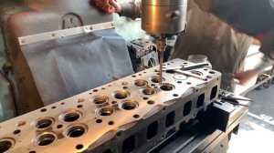 Ремонт 6-ти цилиндровой головки блока цилиндров