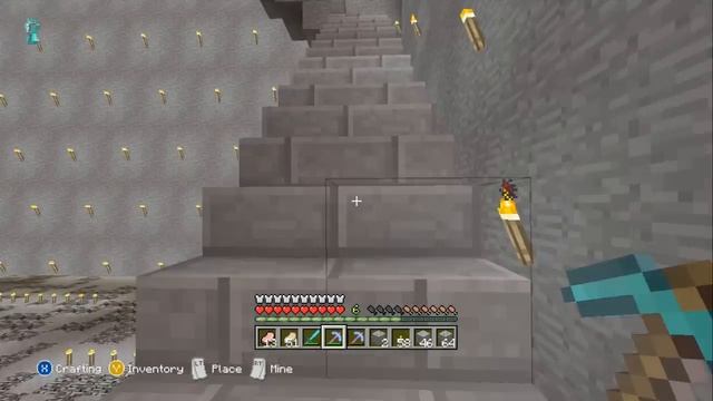 Minecraft Xbox 360 - We Are Able to Force Spawn the Diamonds. смотреть онлайн