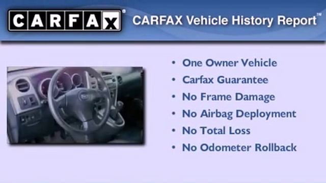 Pre-Owned 2007 Toyota Matrix Indianapolis IN 46219 смотреть онлайн