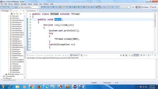 Java Tutorial 7:HashMap,keySet(),get(key),Treemap,Thread смотреть онлайн
