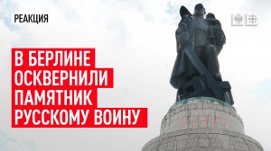"Я с ребёнком, прикройте меня огнём!": В Берлине осквернён памятник русскому воину